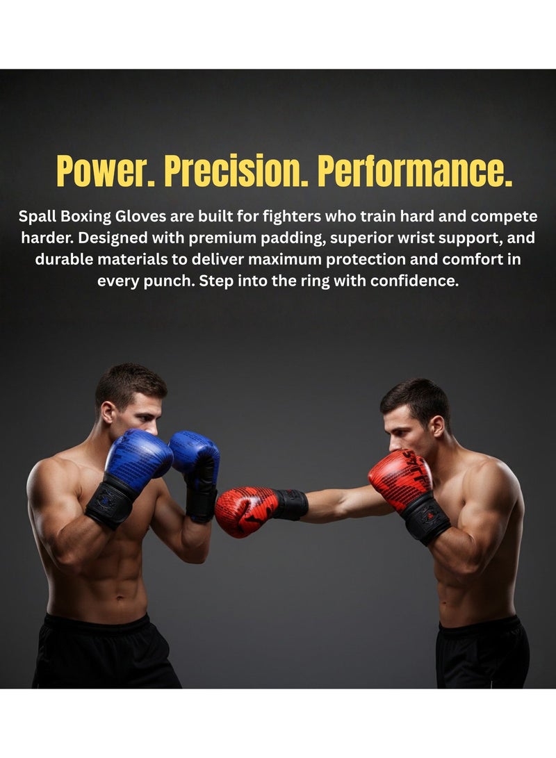 سبال قفازات ملاكمة احترافية للكمات القوية، مناسبة للتدريب على الملاكمة التايلاندية (مواي تاي) والتمارين القتالية. - Image 3